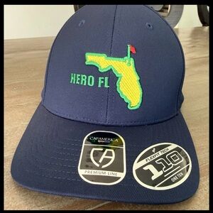 Capamerica Premium Line "Hero FL" SnapBack Flexfit 110 Navy Golf